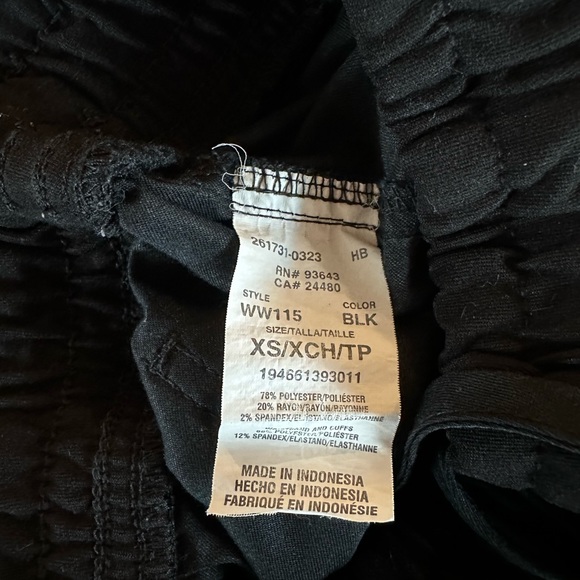 Cherokee Black Scrub Pants Size XS - Picture 3 of 4